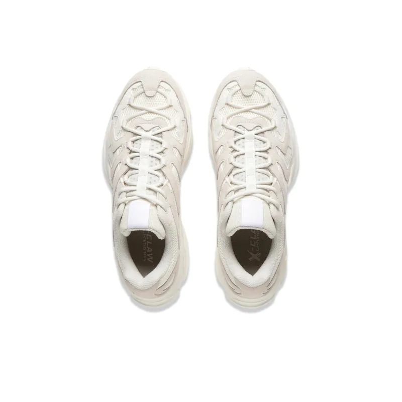 LiNing Cat Paw CRC Slip Resistant Casual Shoes Unisex Light Antique Yellow-1