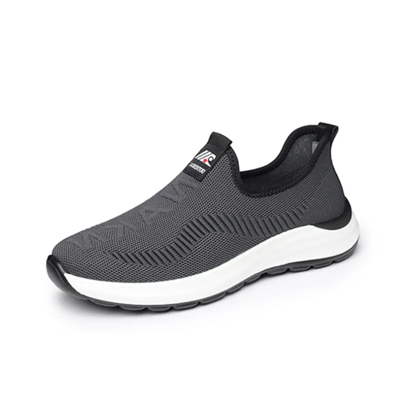 LAORENTOU Casual Shoes Men Low Top Black/Gray-8