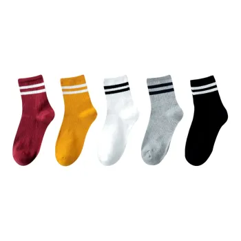 Lanza Mid Calf Socks Women's 5 Pack