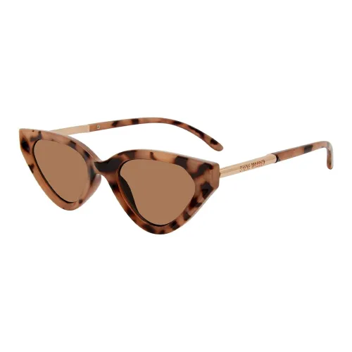 STEVE shorts Irregular Shape Sunglasses Unisex Brown
