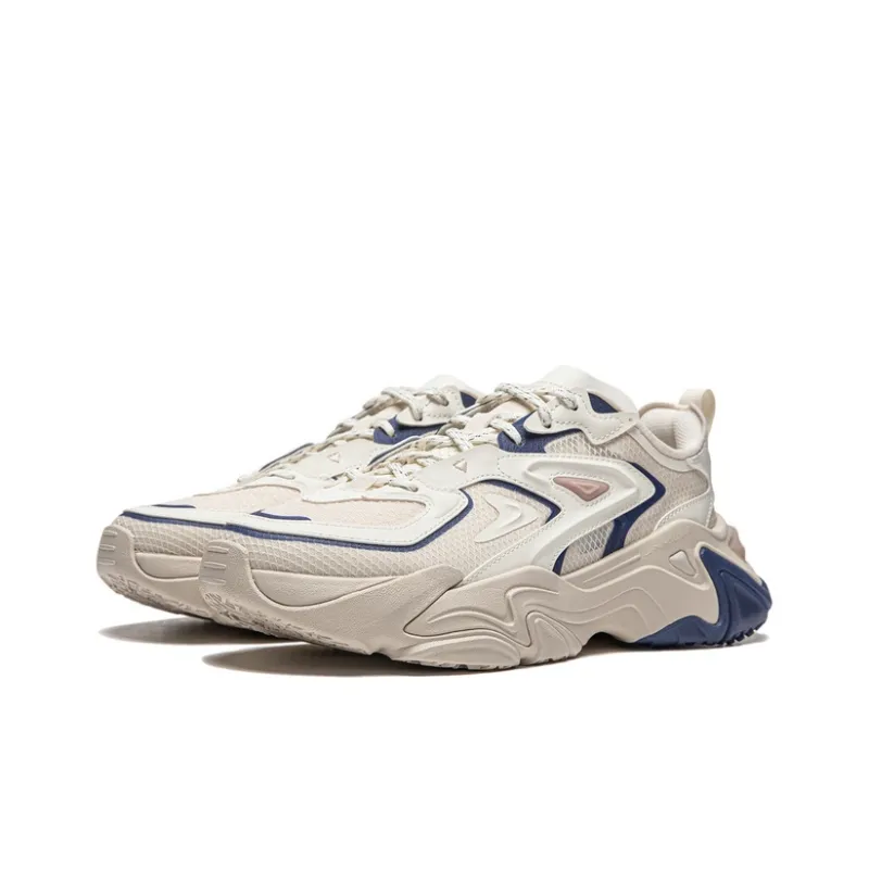 LiNing CF Chiikawa Strategy SS Shock Absorbers Rebound Low Top Casual Shoes Women's Gray White Blue-2