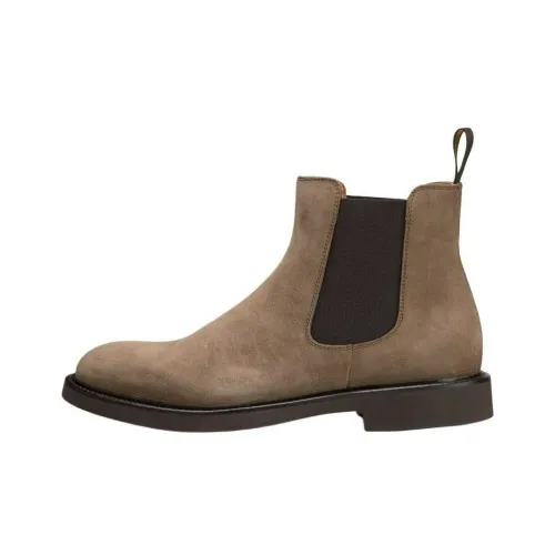 DOUCAL'S Pull-on Suede Chelsea Boots