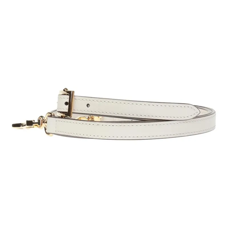 GUCCI Leather Bag Strap Women's Cream-1