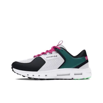 Under Armour Summit Trek Slip Resistant Low Top Running Shoes Men's White Black Green