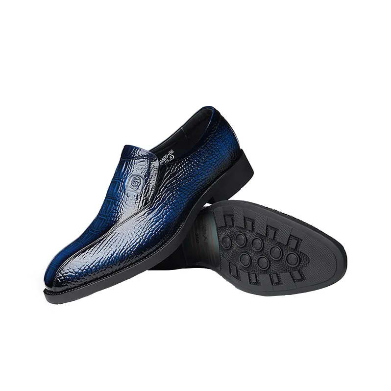 LAORENTOU Dress Shoes Men Low Top Black/Brown/Blue-19
