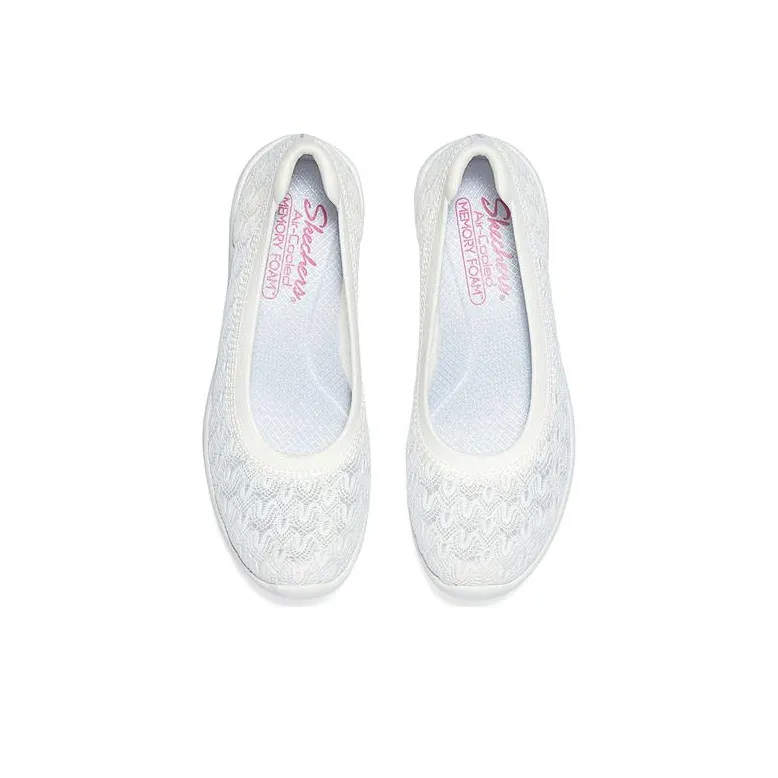 Skechers Modern Comfort Cushioned Wear Resistant Lightweight Low Top Casual Shoes Women's White-2