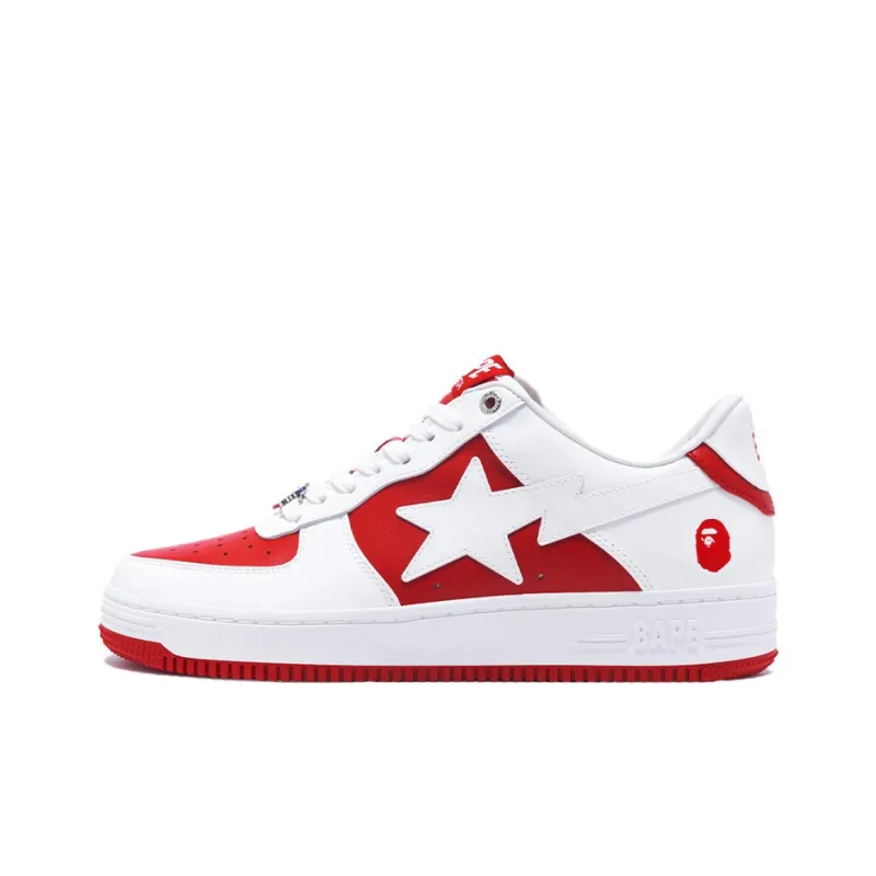 BAPE A BATHING APE Bape Sta Low #6 Red-0