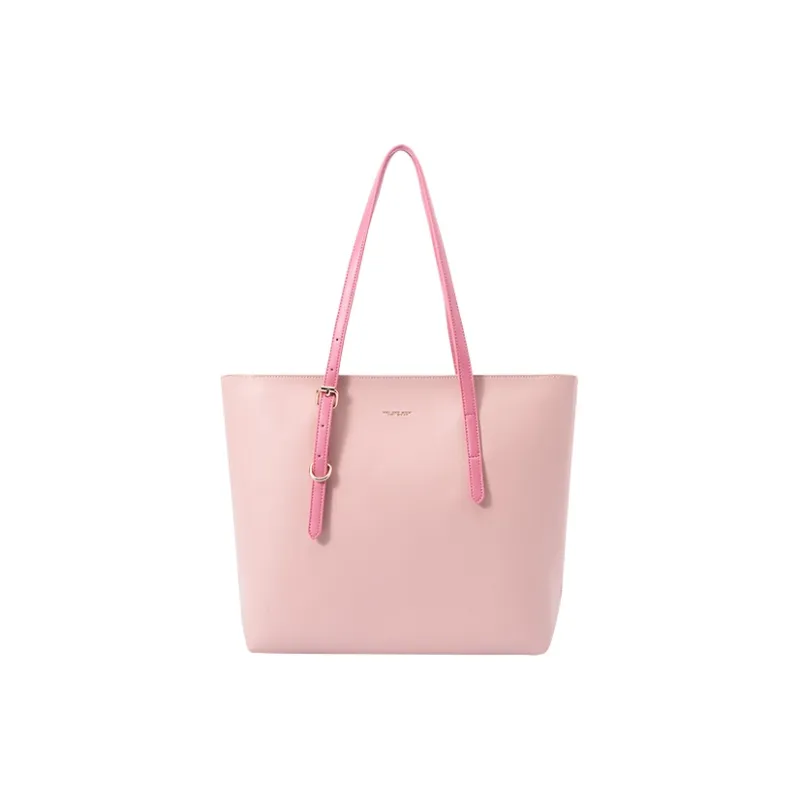 SEM/R Synthetic Leather Shoulder Bag Women's Pink Tone/Ecru/Custard/Khaki/Black-0