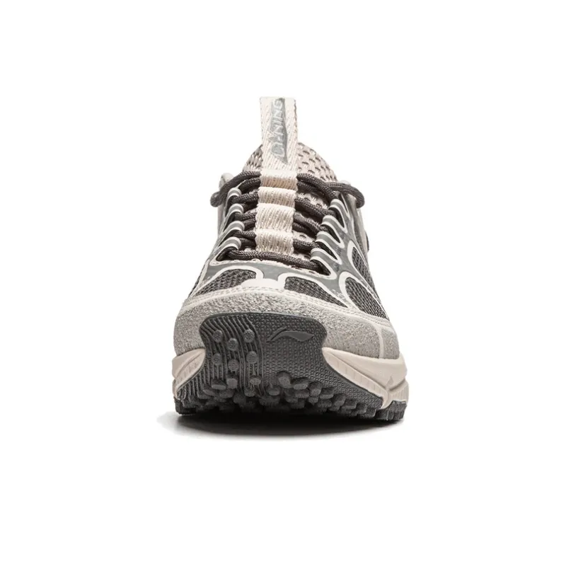 LiNing Yijie LITE Yijie Lite RT Outdoor Cushioning, Wear Resistant Low Top Hiking Shoes Women's Gray-3