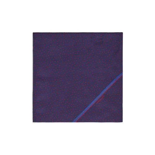 FERRAGAMO Silk Scarves Men's Purple