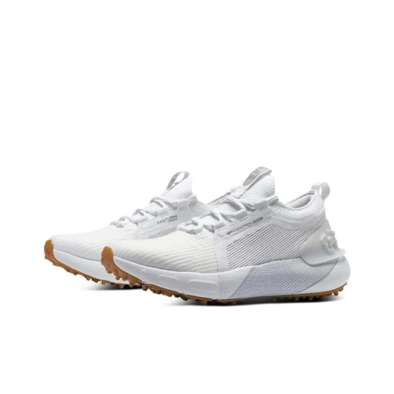 Under Armour HOVR Phantom Abrasion Resistant Low Top Golf Shoes Women's White-2