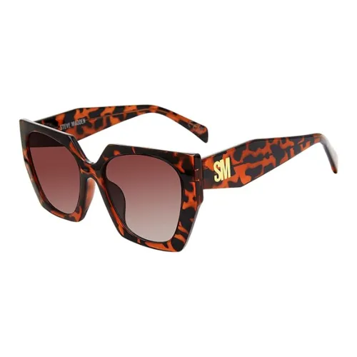 STEVE MADDEN Plastic Irregular Shape Sunglasses Women's Orange/Black