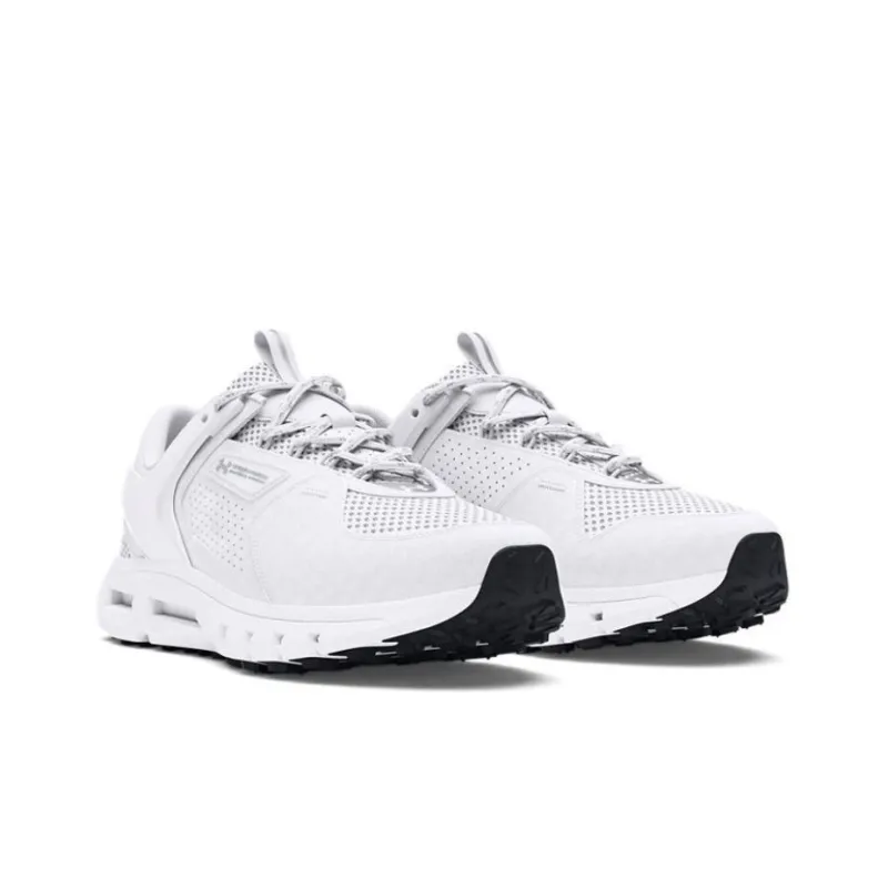 Under Armour Cushioning Wear Resistant Low Top Casual Running Shoes Men's White-2