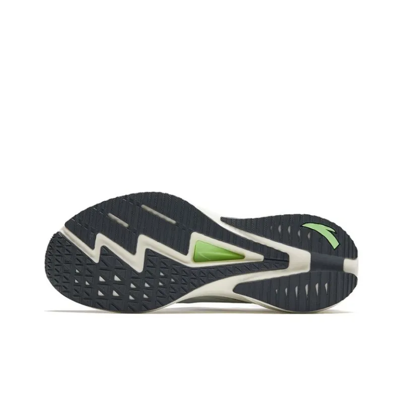 Anta Cushioning Anti-Slip And Wear-Resistant Low-Top Running Shoes Men's Black White Gray-3