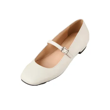 ALOHAS Casual Single Shoes 2.5cm Women's White