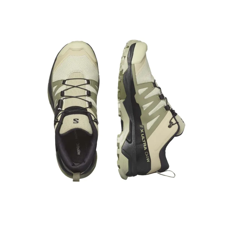 SALOMON X Ultra 4 Slip-Resistant Low-Top Hiking/Trekking Shoes Women's Green-2