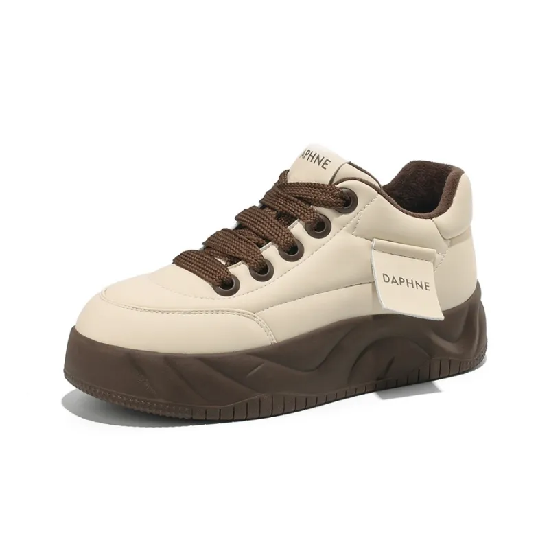 DAPHNE Abrasion-Resistant Low-Top Chunky Sneakers Women's-19