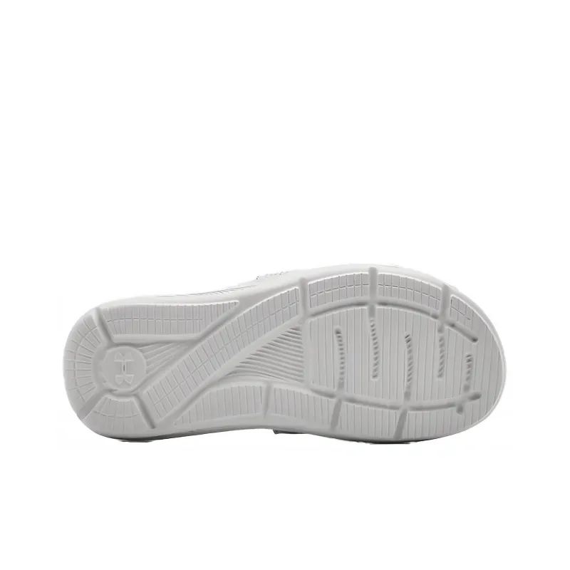 Under Armour Ignite Ix Spectrum Slippers White/Grey Women's-4