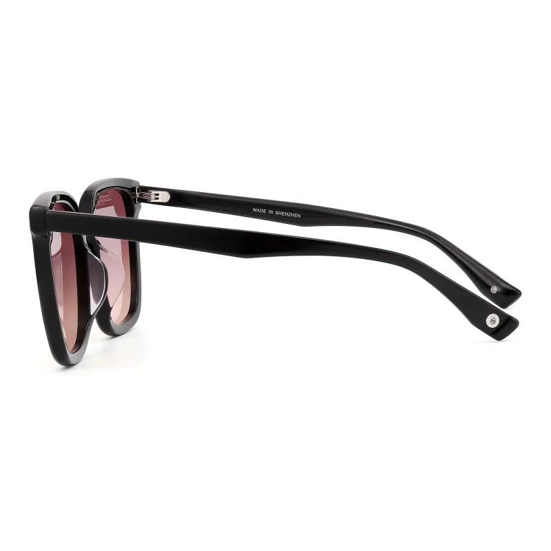 SUYAN Plate Frame Square Sunglasses Unisex-5