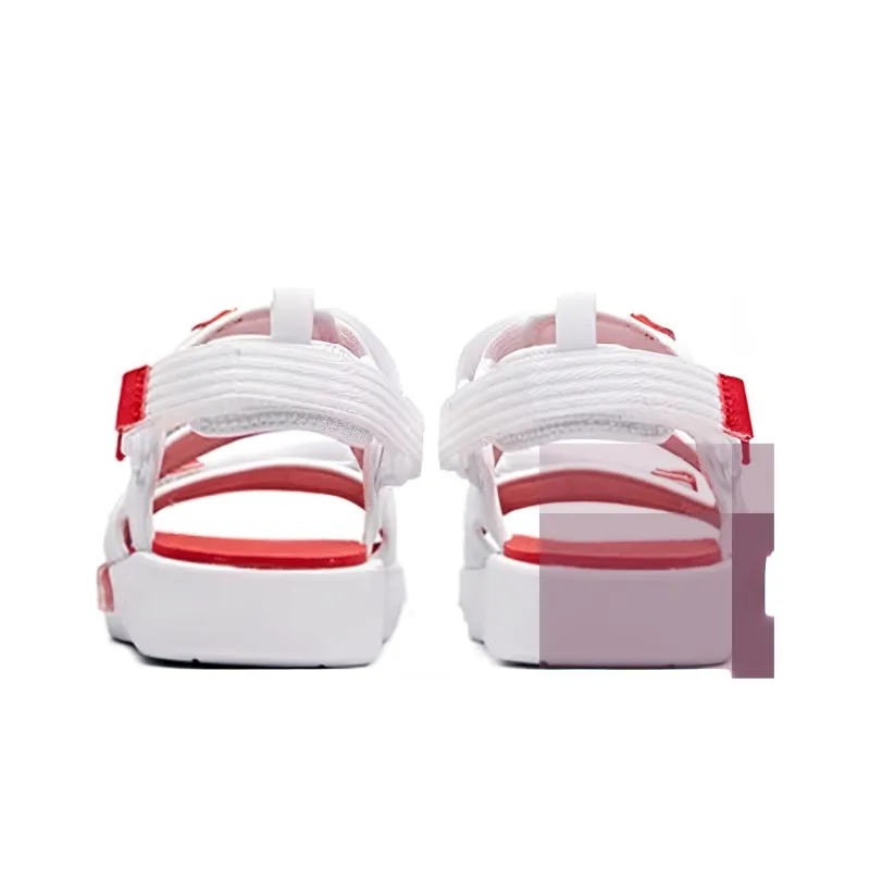 ANTA Beach Sandals Men White/Red-4