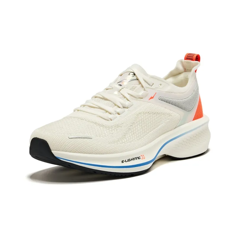 Erke Lightning 3.0 Summer Cushioning Rebound Low Top Running Shoes Women's Microcrystal White Summer Pink-2