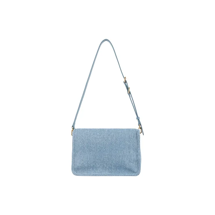 VANESSA HOGAN Denim Crossbody Bag Shoulder Bag Women's Blue-2