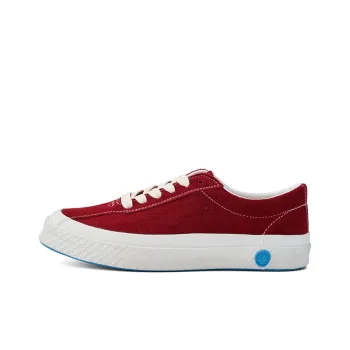 IT'S WEIRD There Are Strange Things Low Top Skateboard Shoes Unisex Burgundy