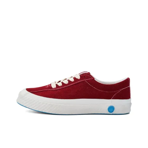 IT'S WEIRD There Are Strange Things Low Top Skateboard Shoes Unisex Burgundy