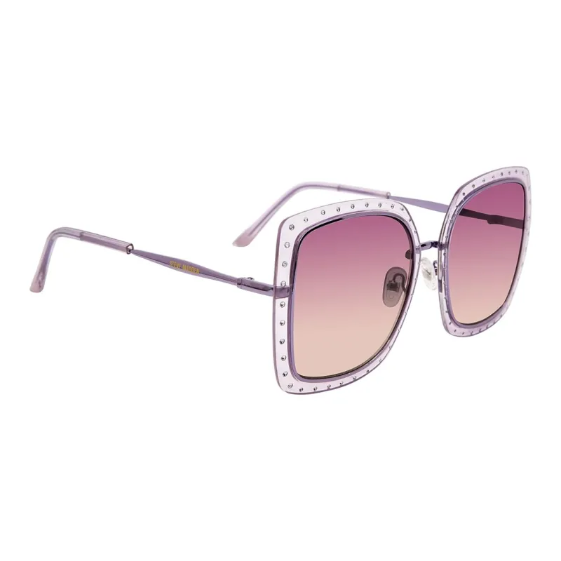 STEVE MADDEN Square Sunglasses Unisex Purple-2
