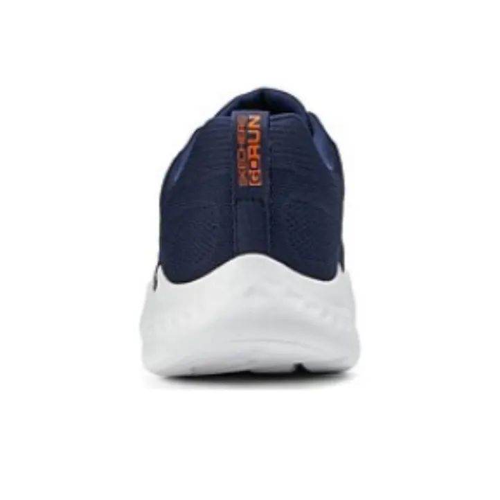 Skechers Anti Slip Wear Resistant Low Top Running Shoes Men's Blue Orange-5