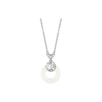 Best Wishes Chalcedony Necklaces Unisex