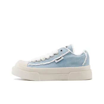VEEMES Low Top Canvas Shoes Unisex Sky Blue