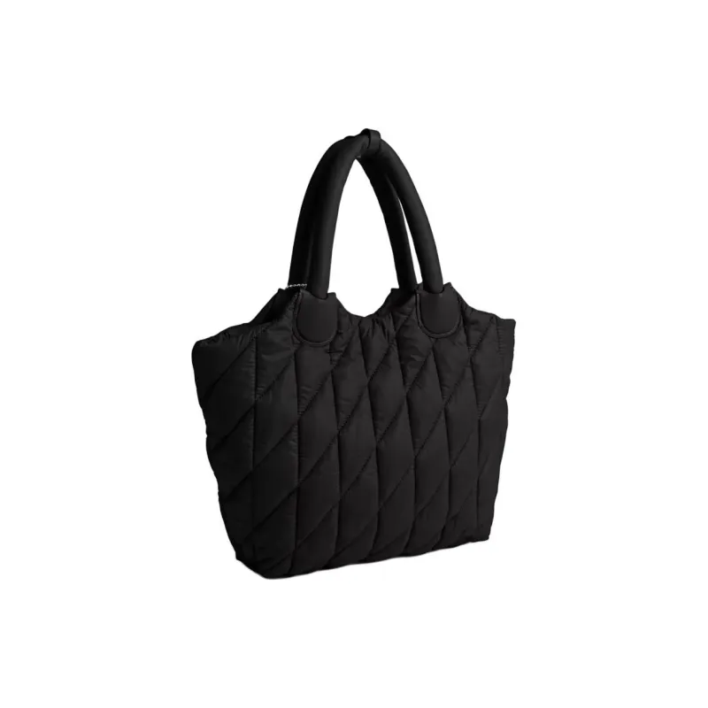 COACH Nylon Tote Bag, Shopping Bag, Handbag Large Size Women's Black-1