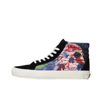 Vans Sk8 Hi Reissue Vlt Lx Damien Hirst Splatter Skull