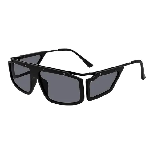 STEVE MADDEN Irregular Shape Sunglasses Women's Black