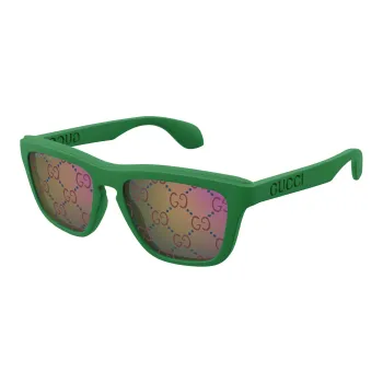 GUCCI Square Logo Frame Sunglasses