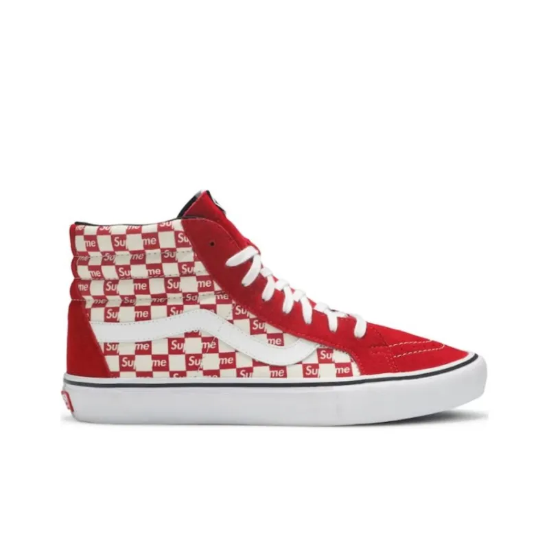 Sk8 Supreme X Vans Hi Pro 'Checkered Red'-1