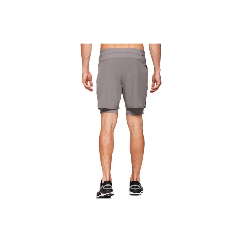 Asics Fietro 7in 2 N 1 Short Casual Shorts Men's Carbon-1