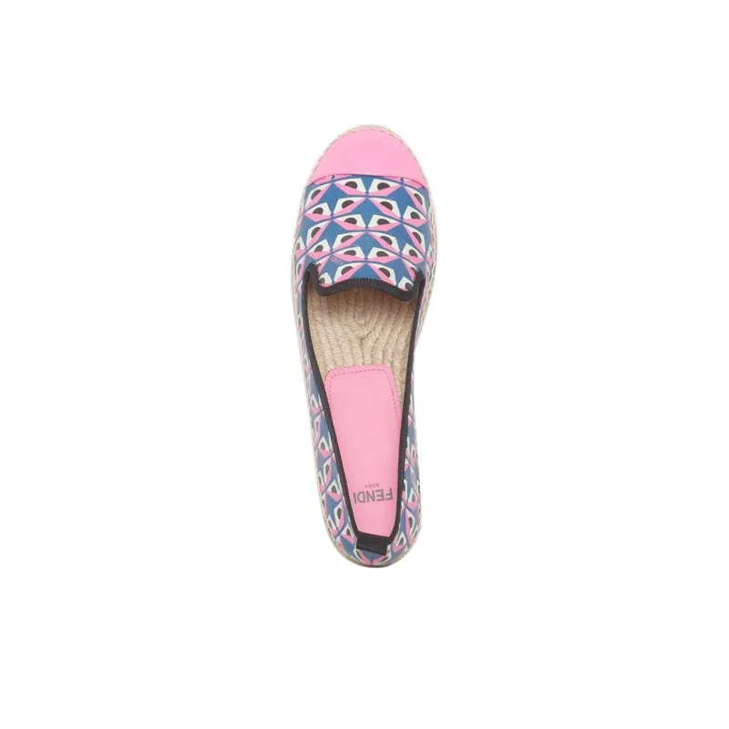 FENDI Espadrilles Women's Blue Pink Black-3