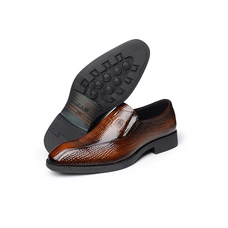 LAORENTOU Dress Shoes Men Low Top Black/Brown/Blue-14