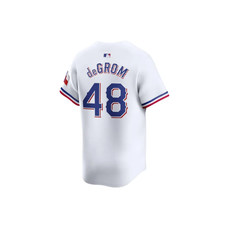 Nike Jacob DeGrom Texas Rangers Men's Nike Dri FIT Adv Mlb Limited Jersey-1