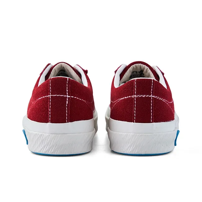 IT'S WEIRD There Are Strange Things Low Top Skateboard Shoes Unisex Burgundy-5