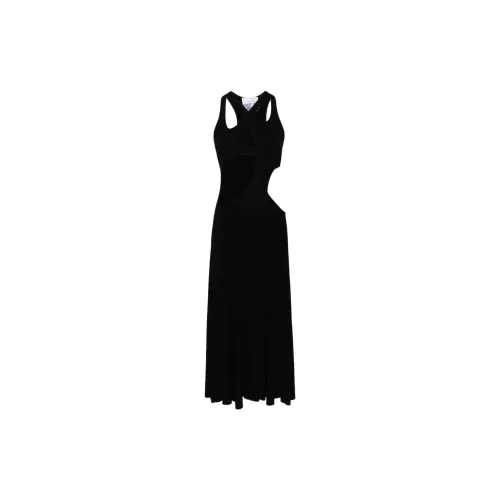 NATASHA ZINKO Cut-out Fine-ribbed Maxi Dress