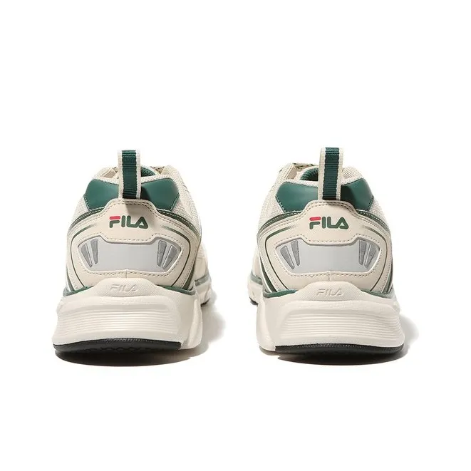 FILA Durable Breathable Low-Top Running Shoes Men's Beige-3