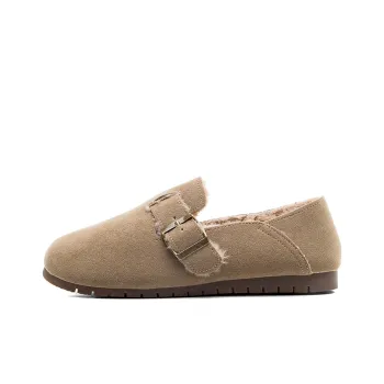 Warrior Casual Athletic Shoes Wear Resistant Lightweight Height Increasing Low Top Insulated Shoe Women's Khaki