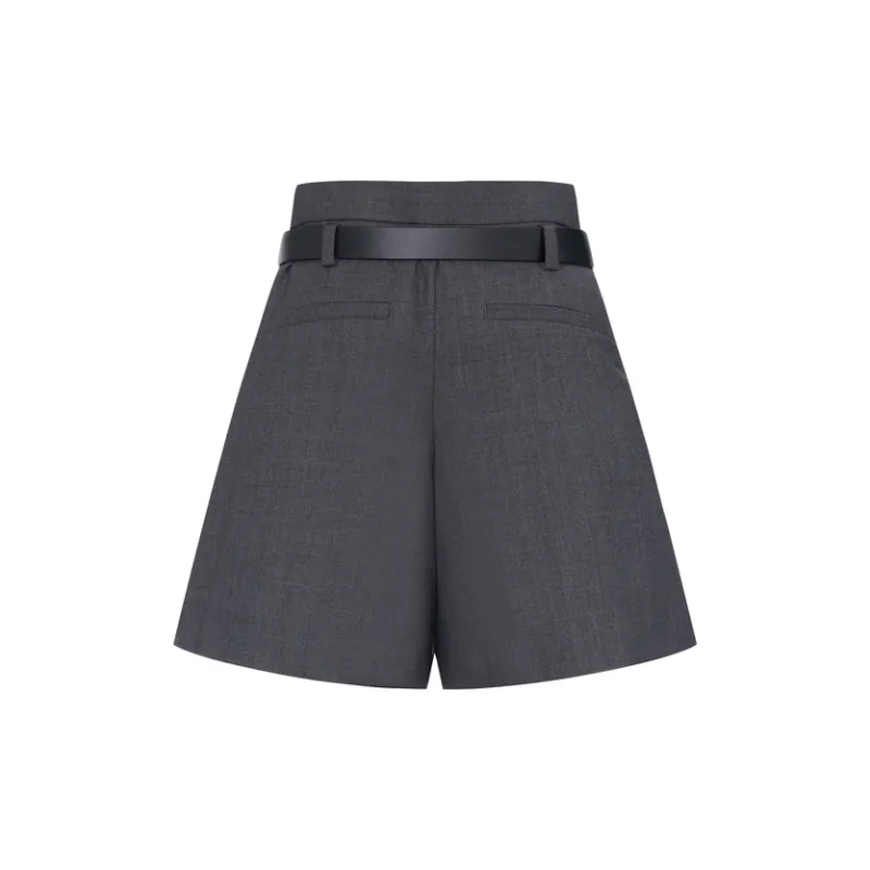 MOCO Casual Shorts Women's Dark Heather Gray-1