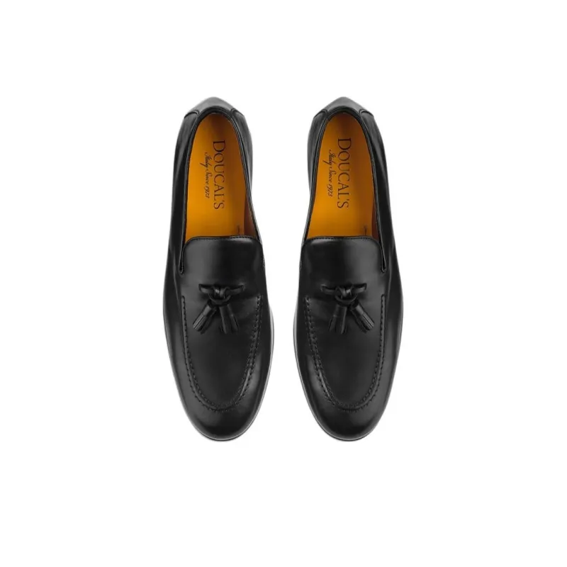 DOUCAL'S Tassel-detail Leather Loafers-3