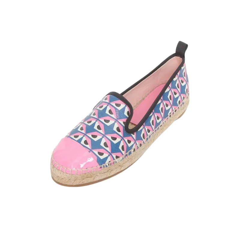 FENDI Espadrilles Women's Blue Pink Black-1