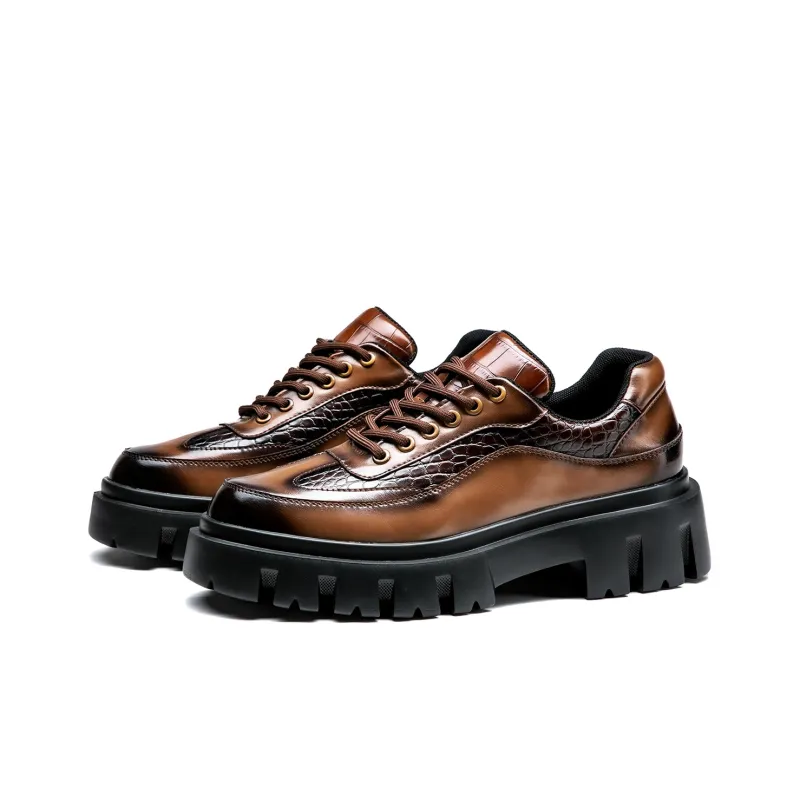 ORP Men's Casual Shoes Men Low Top Black/Brown-6