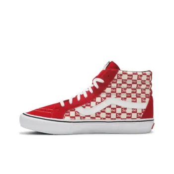 Sk8 Supreme X Vans Hi Pro 'Checkered Red'